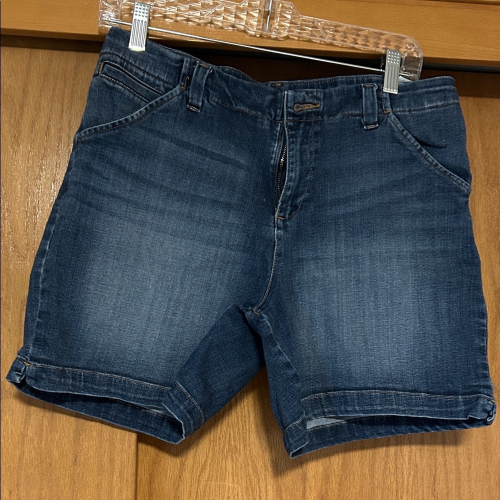 Lee Women's Dark Blue Jean Shorts